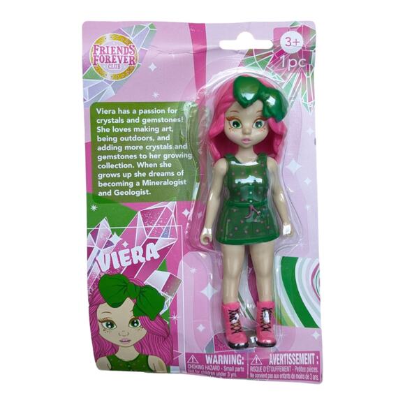 Friends Forever Club Viera Girl Doll  Delightful 5-inch Collectible Doll Set - Picture 1 of 5